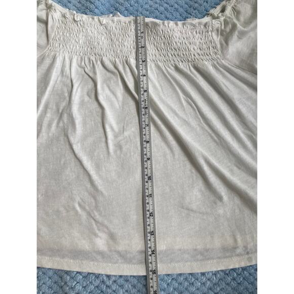 NWT American Eagle Outfitters White Crop Top shirt Size M - Picture 5 of 9